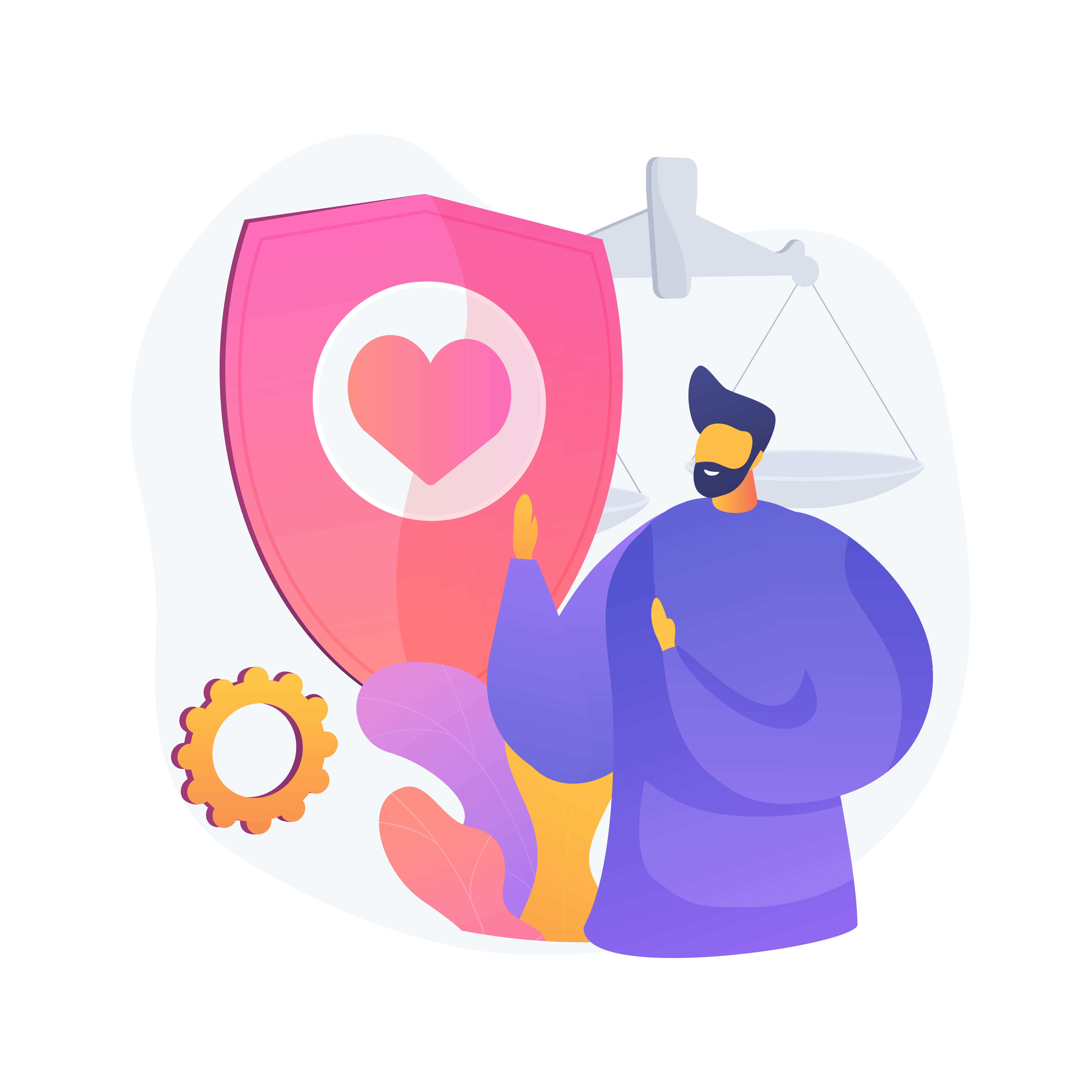 Honesty abstract concept vector illustration. Brand Registry & Protection